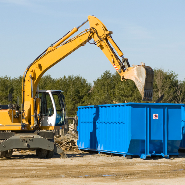 are there any restrictions on where a residential dumpster can be placed in Buckley Illinois